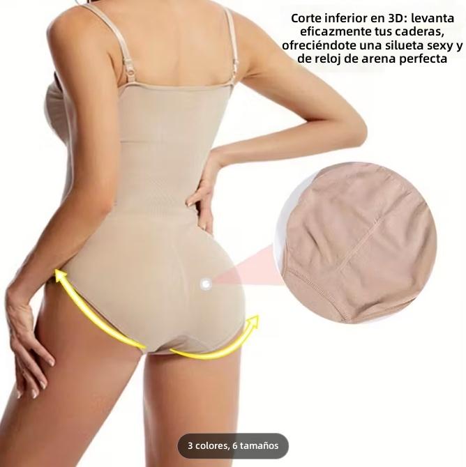 Body Faja de Alta Compresión Cintura Delgada y Control de Abdomen.